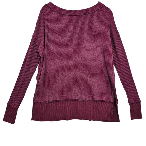 Free People Women XS Oversized North Shore Thermal Tunic Top‎ - Picture 5 of 11